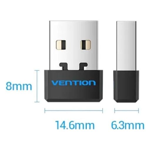 Εικόνα της WiFi USB Adapter Vention N150 Black KDRB0