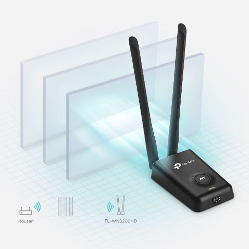 Εικόνα της High Power WiFi USB Adapter Tp-Link TL-WN8200ND v2 300Mbps