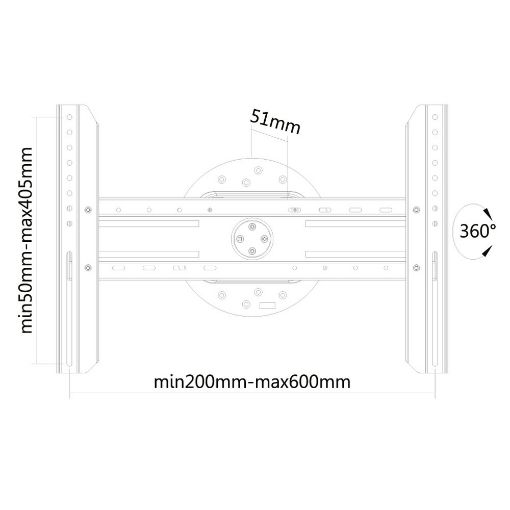 Εικόνα της Επιτοίχια Βάση Τηλεόρασης Neomounts 32''-75'' Fixed Pivot LED-WR100BLACK