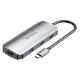 Εικόνα της Docking Station Vention USB-C 6-Port to HDMI/USB 3.0x3/PD Gray TODHB