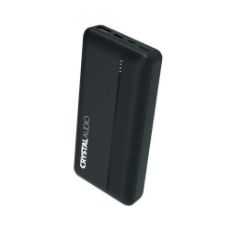 Εικόνα της Power Bank Crystal Audio 20000mAh Type-C PD 20W & USB-A QC 18W Black PBK5K