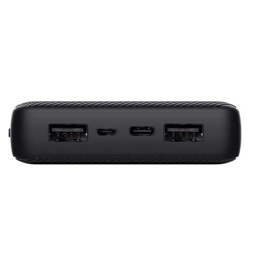 Εικόνα της Power Bank Trust Primo Eco Dual USB-A & USB-C 15W 20000mAh Black 24676