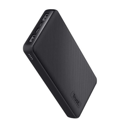 Εικόνα της Power Bank Trust Primo Eco Dual USB-A & USB-C 15W 20000mAh Black 24676