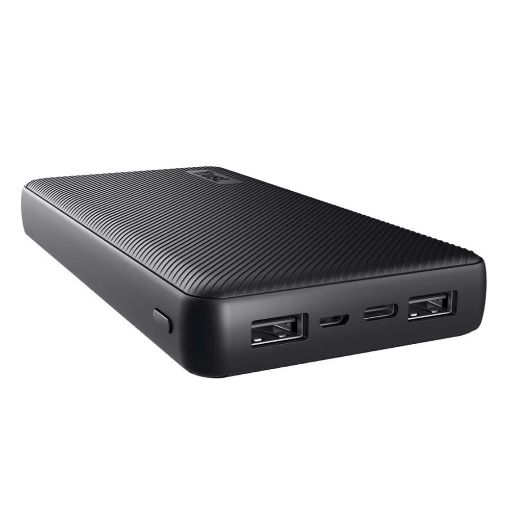 Εικόνα της Power Bank Trust Primo Eco Dual USB-A & USB-C 15W 20000mAh Black 24676