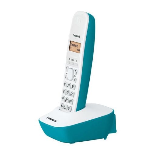 Εικόνα της Ασύρματο Τηλέφωνο Panasonic KX-TG1611GRC White-Turquoise
