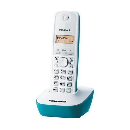 Εικόνα της Ασύρματο Τηλέφωνο Panasonic KX-TG1611GRC White-Turquoise