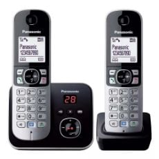 Εικόνα της Ασύρματο Τηλέφωνο Panasonic KX-TG6822GB Duo Black