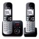 Εικόνα της Ασύρματο Τηλέφωνο Panasonic KX-TG6822GB Duo Black