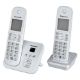 Εικόνα της Ασύρματο Τηλέφωνο Panasonic KX-TG6822GS Duo Pearl Silver