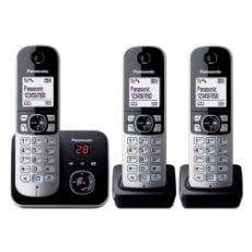 Εικόνα της Ασύρματο Τηλέφωνο Panasonic KX-TG6823GB Trio Black