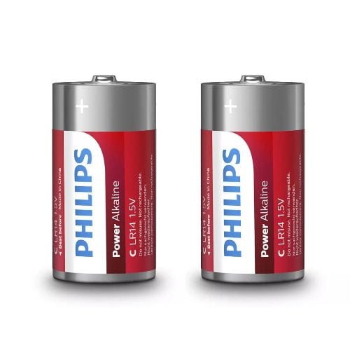 Εικόνα της Αλκαλικές Μπαταρίες C Philips Power 1.5V 2τμχ LR14P2B/10