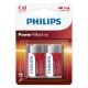 Εικόνα της Αλκαλικές Μπαταρίες C Philips Power 1.5V 2τμχ LR14P2B/10