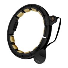 Εικόνα της Μαγνητικό Hula Hoop HMS HHM13 Black/Gold με Βάρος & Μετρητή 17-44-577