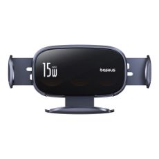 Εικόνα της Baseus LightChaser Magnetic Car Phone Holder Qi Wireless 15W Black C40355901111-00