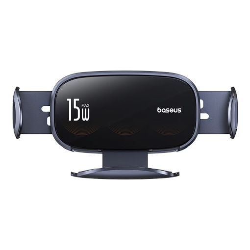 Εικόνα της Baseus LightChaser Magnetic Car Phone Holder Qi Wireless 15W Black C40355901111-00