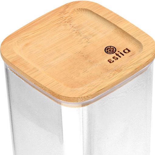 Εικόνα της Δοχείο Αποθήκευσης Estia Bamboo Essential Πλαστικό 1700ml Στοιβαζόμενο 01-24284