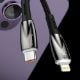 Εικόνα της Καλώδιο Baseus Glimmer USB-A to Lightning 2.4A 1m Black CADH000201