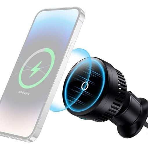 Εικόνα της Baseus MagPro Magnetic Wireless Charger & Car Mount 15W Black C40164100121-00