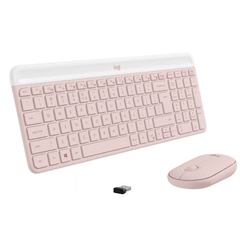 Εικόνα της Πληκτρολόγιο-Ποντίκι Logitech MK470 Wireless Rose US 920-011322