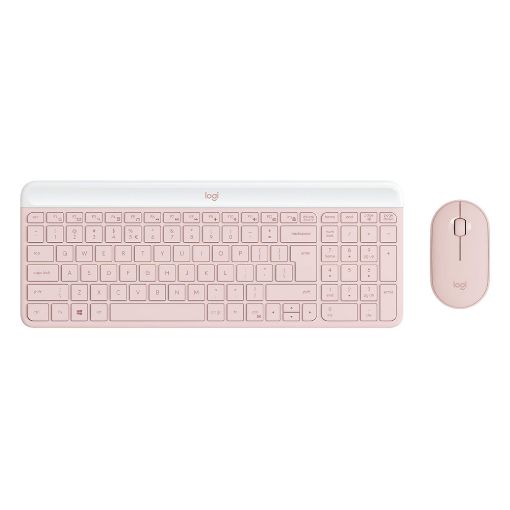 Εικόνα της Πληκτρολόγιο-Ποντίκι Logitech MK470 Wireless Rose US 920-011322