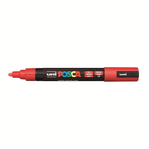 Εικόνα της Μαρκαδόρος Σχεδίου Uni-Ball Uni-Posca PC-5M Medium 2.5mm Red
