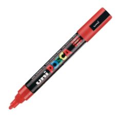 Εικόνα της Μαρκαδόρος Σχεδίου Uni-Ball Uni-Posca PC-5M Medium 2.5mm Red