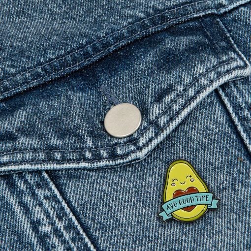 Εικόνα της Καρφίτσα Legami Enamel Metal Pin Your Style! Avocado MTP0004