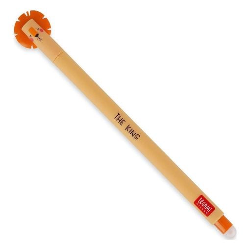 Εικόνα της Στυλό Legami Gel Erasable Lion 0.7mm Orange EP0017