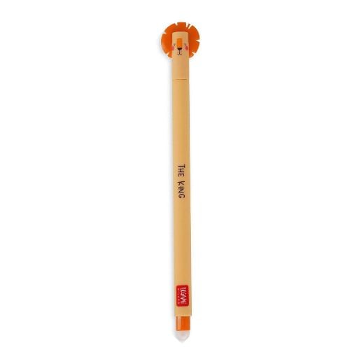 Εικόνα της Στυλό Legami Gel Erasable Lion 0.7mm Orange EP0017