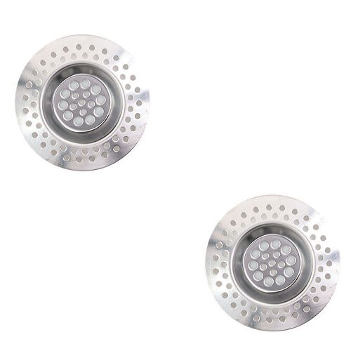 Εικόνα της Φίλτρο Νεροχύτη Estia Ανοξείδωτο 7x0.8cm 2 Τεμ. 01-6990