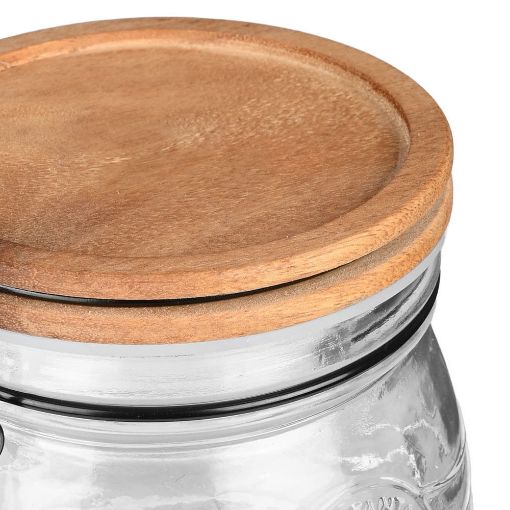 Εικόνα της Δοχείο Αποθήκευσης Estia Allure Γυάλινο 750ml με Κλιπ Καπάκι 01-23898