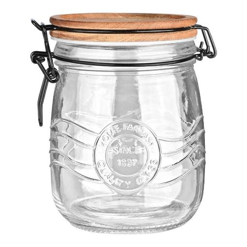 Εικόνα της Δοχείο Αποθήκευσης Estia Allure Γυάλινο 750ml με Κλιπ Καπάκι 01-23898