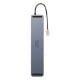 Εικόνα της Docking Station Baseus EliteJoy Gen2 Series USB-C 12in1 Dark Grey WKSX030213