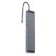 Εικόνα της Docking Station Baseus EliteJoy Gen2 Series USB-C 12in1 Dark Grey WKSX030213