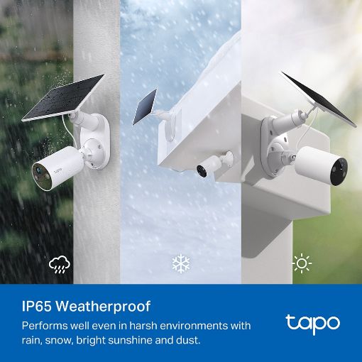 Εικόνα της Outdoor Wireless IP Camera Tp-Link Tapo C410 2K with Solar Panel Kit White