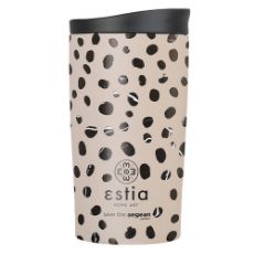 Εικόνα της Ποτήρι Θερμός Estia Travel Mug Save The Aegean 350ml Leopard Taupe 01-25663