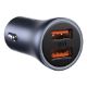 Εικόνα της Φορτιστής Αυτοκινήτου Baseus Golden Contactor Pro Dual USB-A 40W Gray + Καλώδιο USB-A σε USB-C 1m TZCCJD-A0G