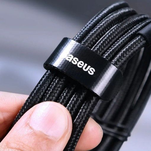 Εικόνα της Σετ Καλώδια Baseus Cafule USB-C to USB-C 100W 2m 2psc Red/Black & Grey/Black P10318306003-01