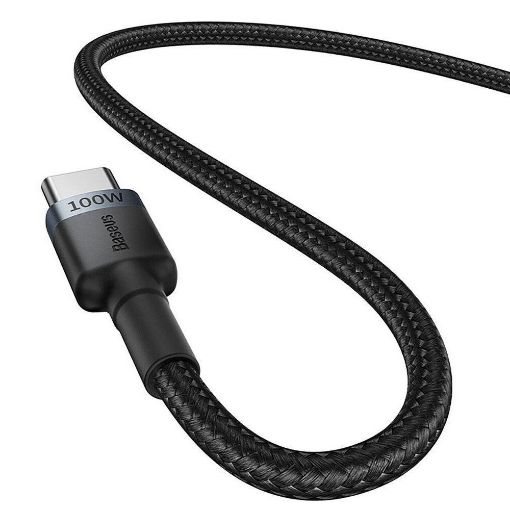 Εικόνα της Σετ Καλώδια Baseus Cafule USB-C to USB-C 100W 2m 2psc Red/Black & Grey/Black P10318306003-01