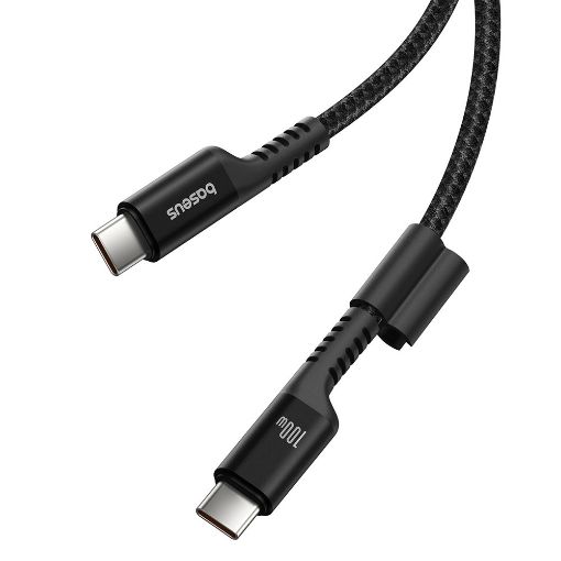 Εικόνα της Καλώδιο Baseus Fish Eye USB-C to USB-C 100W 1m Black P10320203111-00
