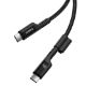 Εικόνα της Καλώδιο Baseus Fish Eye USB-C to USB-C 100W 1m Black P10320203111-00