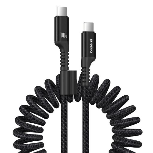 Εικόνα της Καλώδιο Baseus Fish Eye USB-C to USB-C 100W 1m Black P10320203111-00