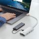 Εικόνα της USB Hub Baseus Lite Series USB-C to 4x USB 3.0 & USB-C 25cm White WKQX030302