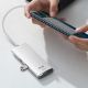 Εικόνα της USB Hub Baseus Lite Series USB-C to 4x USB 3.0 & USB-C 25cm White WKQX030302