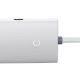 Εικόνα της USB Hub Baseus Lite Series USB-C to 4x USB 3.0 & USB-C 25cm White WKQX030302