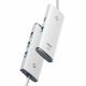 Εικόνα της USB Hub Baseus Lite Series USB-C to 4x USB 3.0 & USB-C 25cm White WKQX030302