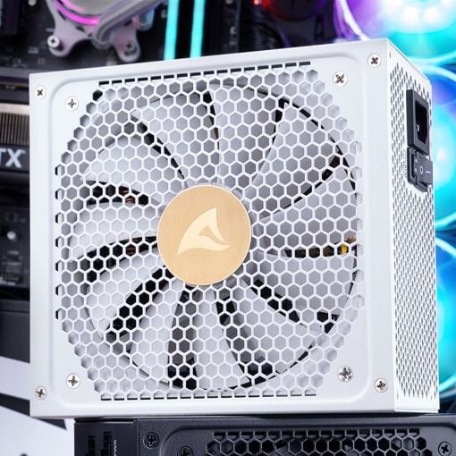 Εικόνα της Τροφοδοτικό Sharkoon Rebel P30 1000W Full Modular 80 Plus Gold Λευκό