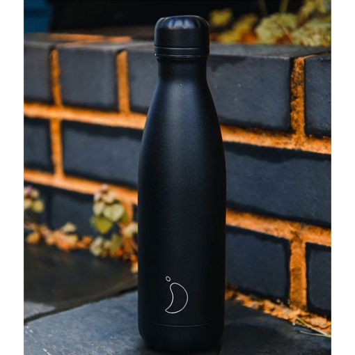 Εικόνα της Μπουκάλι Θερμός Chilly's All Black 500ml 200327
