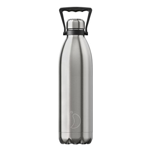Εικόνα της Μπουκάλι Θερμός Chilly's Original Silver 1.8lt 200501