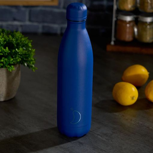 Εικόνα της Μπουκάλι Θερμός Chilly's All Matte Blue 750ml 207277